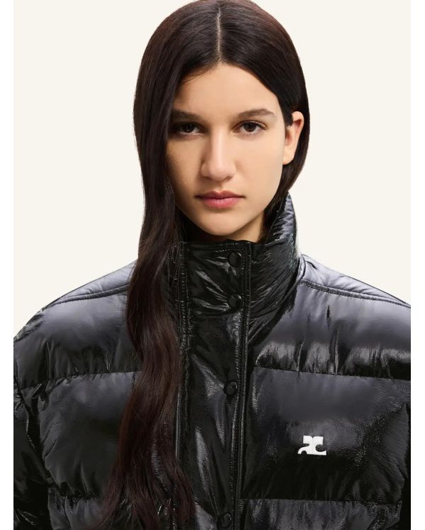 PUFFER JACKET AC VINYL BLACK