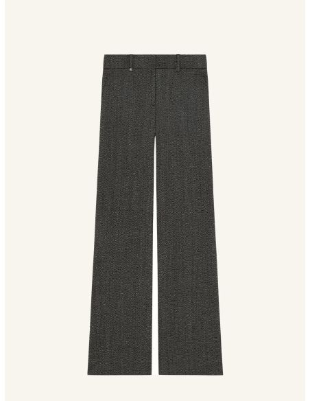 BAGGY PANTS TAILORED CAVIAR BLACK/HERITAGE WHITE