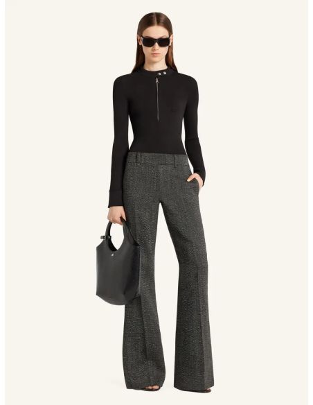 PANTALON BAGGY TAILORED CAVIAR NOIR/BLANC HERITAGE