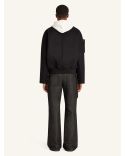 VESTE BOMBER EMBROIDERED WOOL NOIR