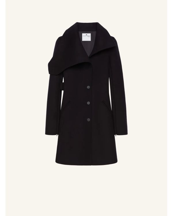 COAT HERITAGE WOOL BLACK