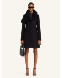COAT HERITAGE WOOL BLACK