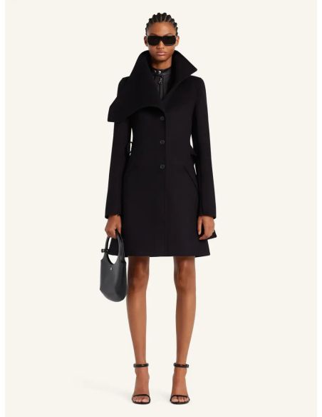 COAT HERITAGE WOOL BLACK