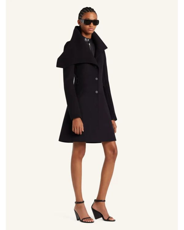 COAT HERITAGE WOOL BLACK 2