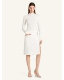 SKIRT ZIPPED VINYL HERITAGE WHITE