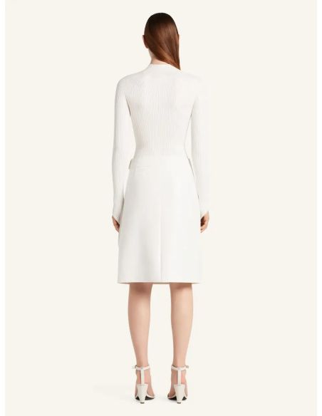 SKIRT ZIPPED VINYL HERITAGE WHITE