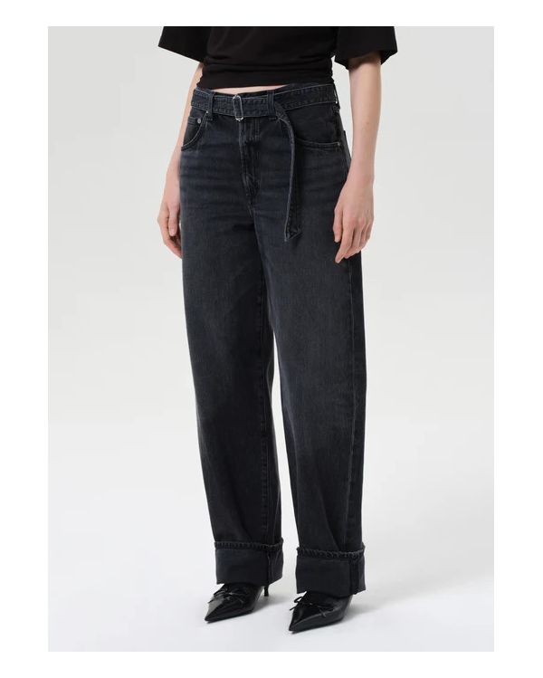 JEAN ARCANE CF TAPER WASHED BLACK