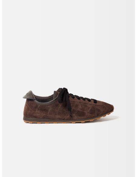 LES TENNIS BRUN FONCÉ