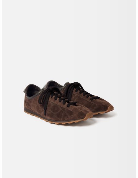 THE DARK BROWN TENNIS SNEAKERS