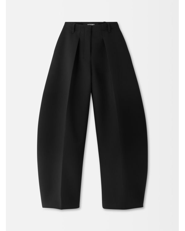 THE OVALO LARGE BLACK TROUSERS