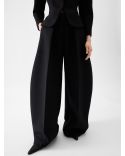 THE OVALO LARGE BLACK TROUSERS