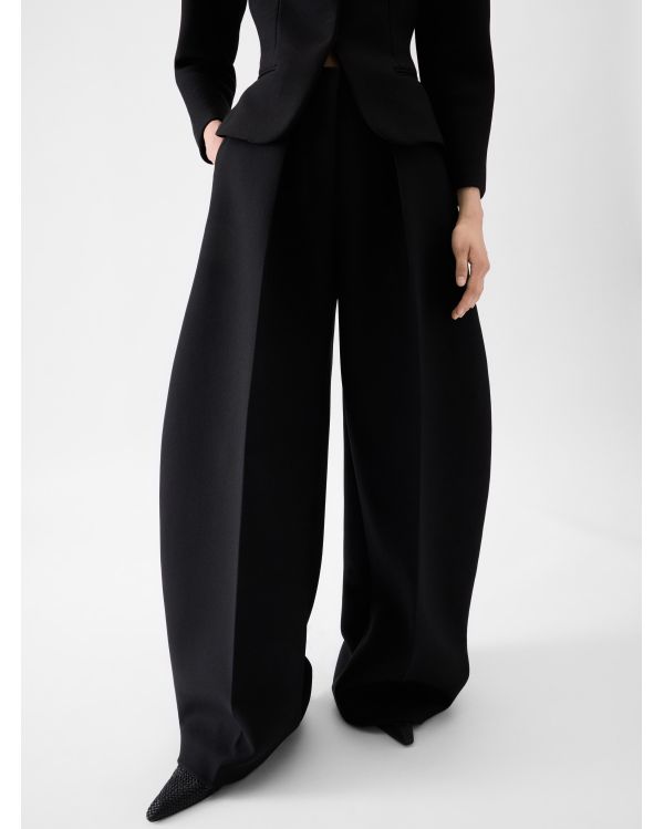 LE PANTALON OVALO LARGE NOIR