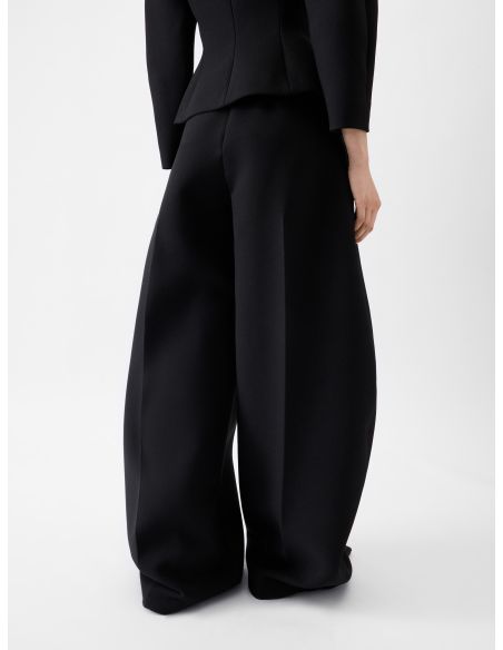 THE OVALO LARGE BLACK TROUSERS