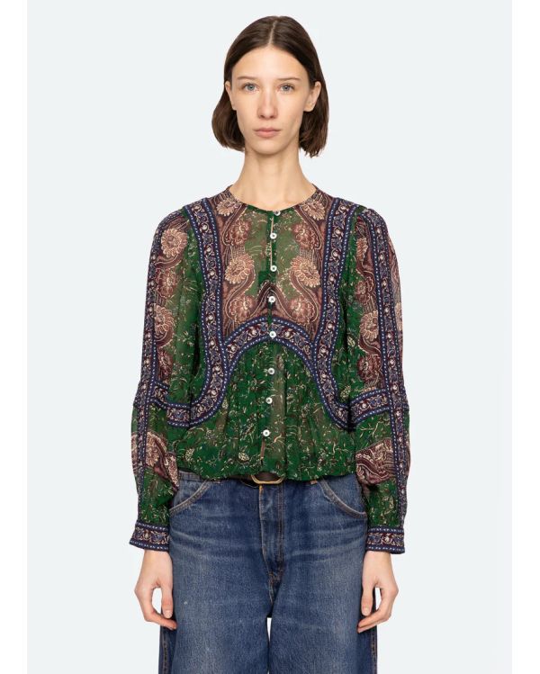 MELBA TOP GREEN