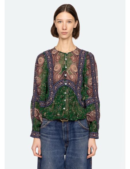 MELBA TOP GREEN