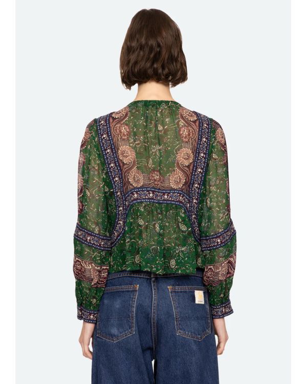 MELBA TOP GREEN
