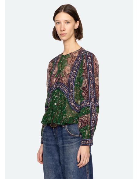 MELBA TOP GREEN