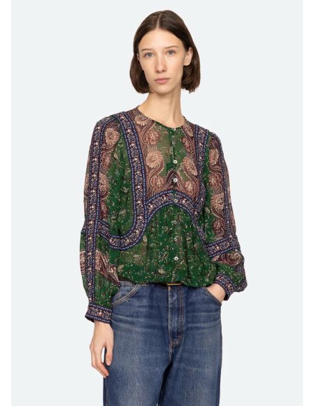 MELBA TOP GREEN