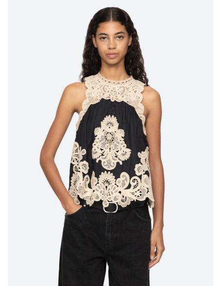 MEDINA TANK BLACK