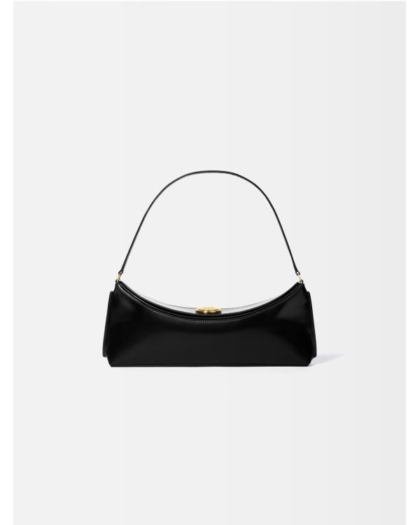 THE BLACK OVALO CLUTCH BAG