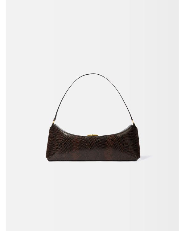 LA POCHETTE OVALO BRUN FONCÉ