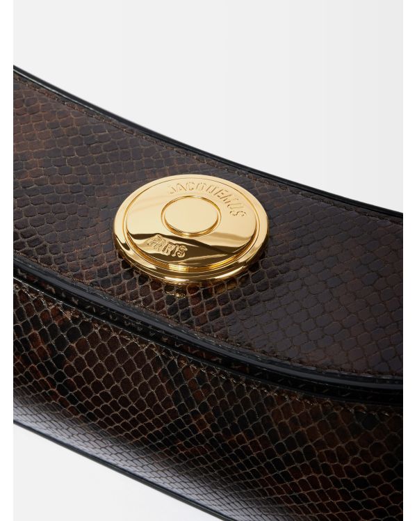 LA POCHETTE OVALO BRUN FONCÉ