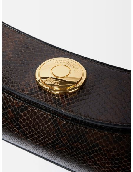 LA POCHETTE OVALO BRUN FONCÉ