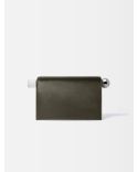 THE DARK KHAKI ROUND SQUARE CLUTCH BAG