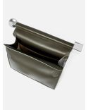 LA POCHETTE ROND CARRE KHAKI FONCÉ