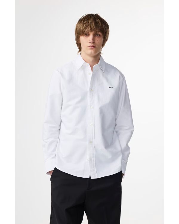 CHEMISE COLBY LOGO FIT OXFORD