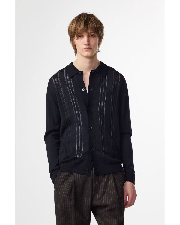 CARDIGAN POLO LIGHTWEIGHT THOR BLEU MARINE FONCÉ