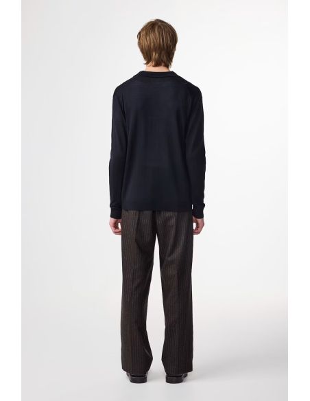 CARDIGAN POLO LIGHTWEIGHT THOR BLEU MARINE FONCÉ