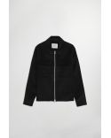 VESTE BROSSÉE ALBAN NOIR