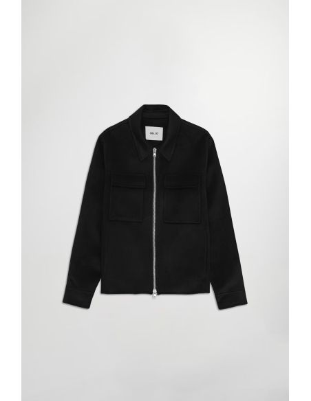 VESTE BROSSÉE ALBAN NOIR