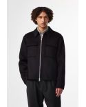 ALBAN BLACK BRUSHED JACKET