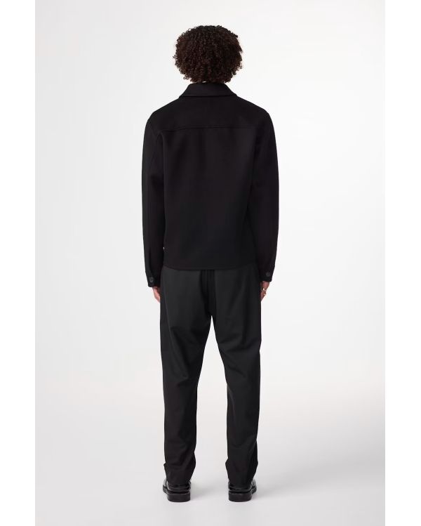 VESTE BROSSÉE ALBAN NOIR