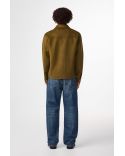 VESTE BROSSÉE ALBAN KAKI BRUN