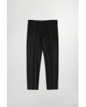 BILL TAPERED LEG REGULAR FIT BLACK TROUSER