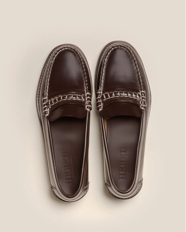 MOCASSINS BORADA MARRON FONCÉ