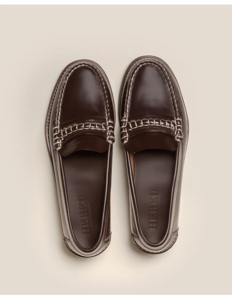 MOCASSINS BORADA MARRON FONCÉ