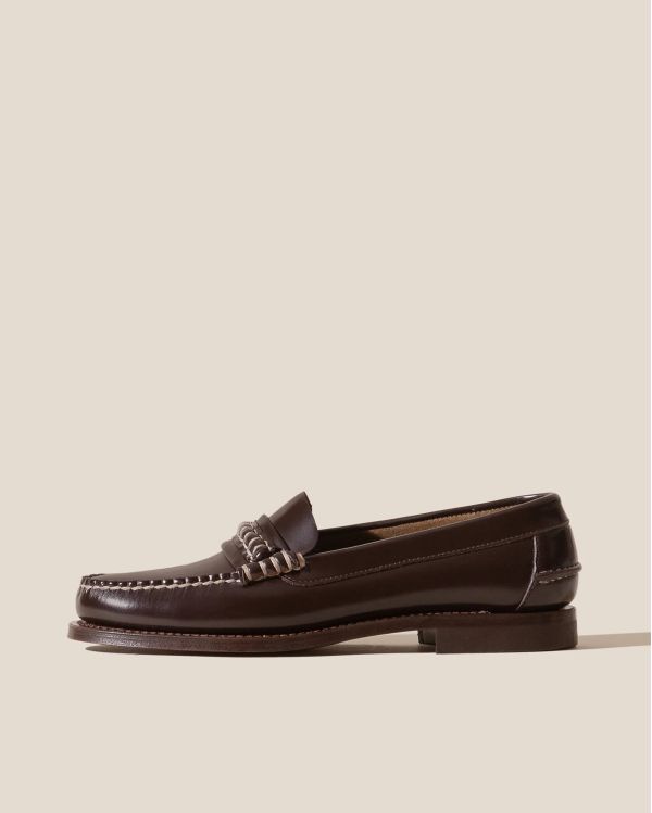 MOCASSINS BORADA MARRON FONCÉ