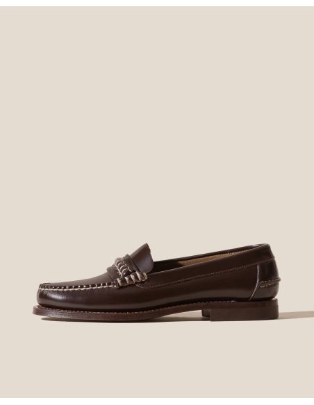 MOCASSINS BORADA MARRON FONCÉ