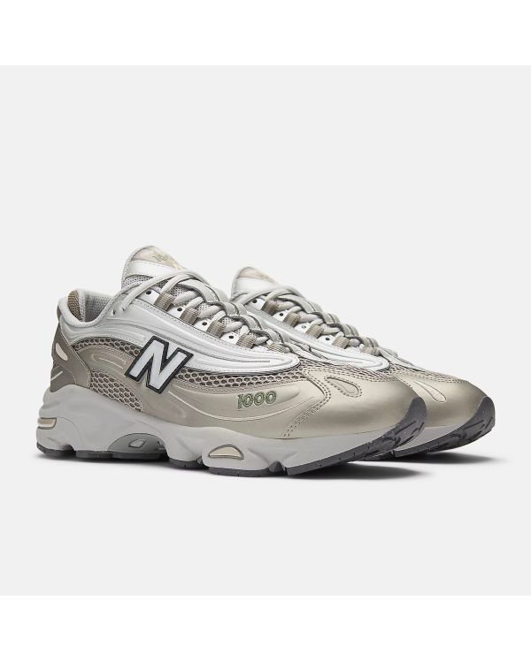 1000 ARID STONE LIGHT SILVER METALLIC SNEAKERS 2