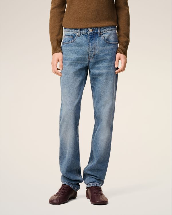 CLASSIC FIT BLUE USED JEANS 2