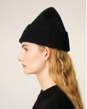 BLACK WOOL AMI DE COEUR HAT