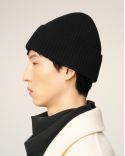 BLACK WOOL AMI DE COEUR HAT