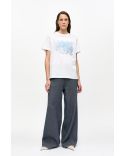 TSHIRT DENTELLE TATTOO BLANC BRILLANT