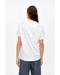 TSHIRT DENTELLE TATTOO BLANC BRILLANT