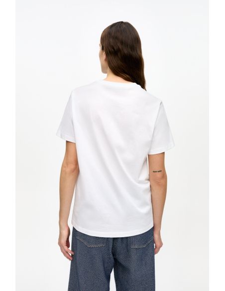 TSHIRT DENTELLE TATTOO BLANC BRILLANT