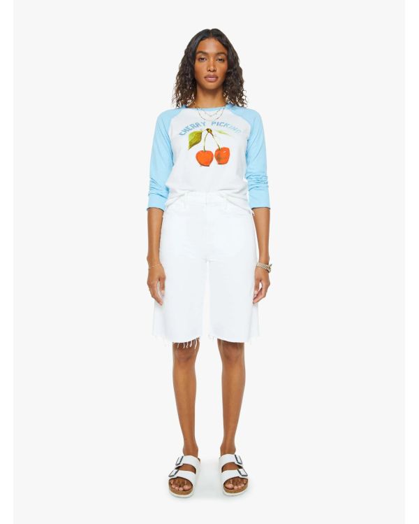 THE SPORTING CONCERT CHERRY PICKING WHITE LIGHT BLUE TSHIRT 2